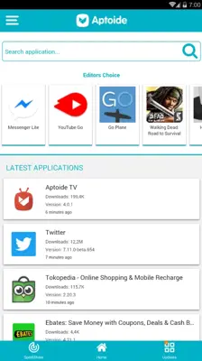 Aptoide Lite android App screenshot 0